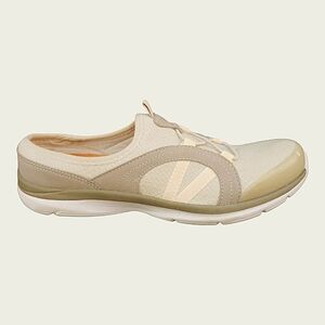 Easy Spirit e360 Casual Comfort "Quads" Gray Cream Slip-on Size 8